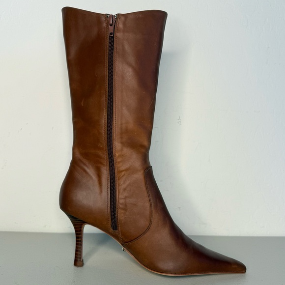 Tony Bianco Chestnut Heeled Boots - Picture 5 of 10